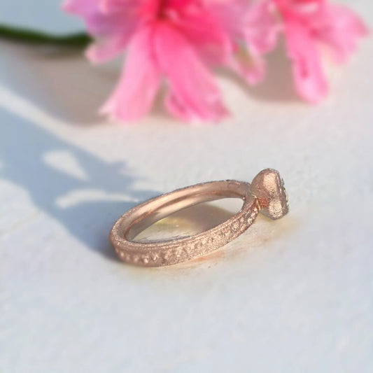 Eione Ring with Ancient Beach Goddess Inspired Design