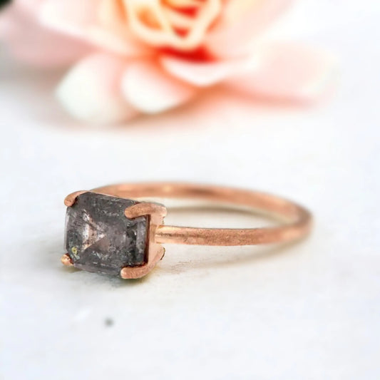 Exquisite Vintage Handmade Diamond Engagement Ring – Antique Masterpiece