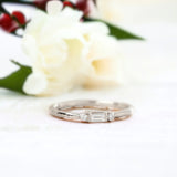 Modish Diamond Mirage Proposal Ring, Chic Diamond Fusion Gift Ring