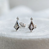 Diamond Drifter Natural Salt & Pepper Earrings