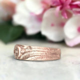 Embodies bold Engagement Ring Sandy Texture Vibrant Styles, Golden Hearts A Brown Diamond Wedding Band