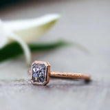 Bague Fusion des Âmes en Diamant Naturel Sel et Poivre Glowing Hearts, Bague Ode To Love en Diamant