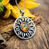 Sea Breeze Birthstone Necklaces, Aquatic Elegance Birthstone Series