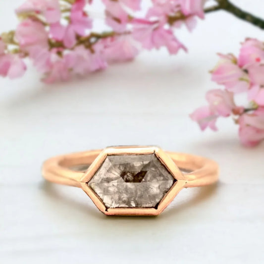 Maverick Salt and Pepper Diamond Ring Unconventional Luxury
