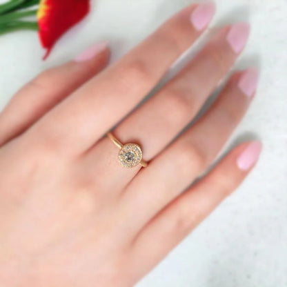 Pebble Gemstone Ring Unique Precious Jewellery Design