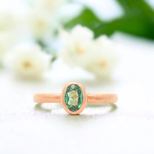 Jade Gleam A Luxurious Green Sapphire Ring, Forest Glimmer A Green Gemstone Engagement Ring