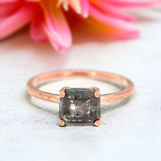 Exquisite Vintage Handmade Diamond Engagement Ring – Antique Masterpiece