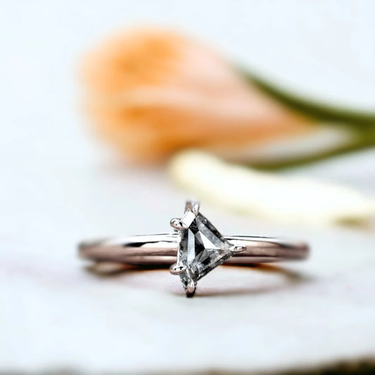Elegant Solitaire Diamond Ring Women Timeless Minimal Design