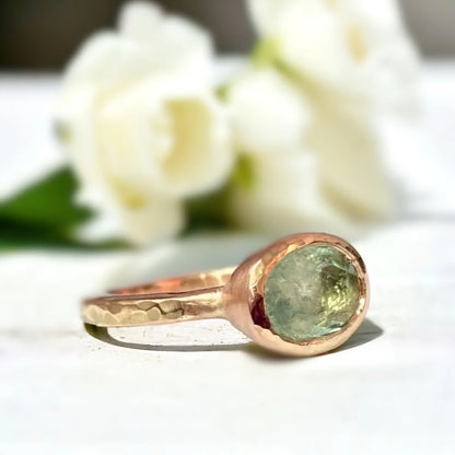 Natural Ilmenite Aquamarine and Pearl Jewelry