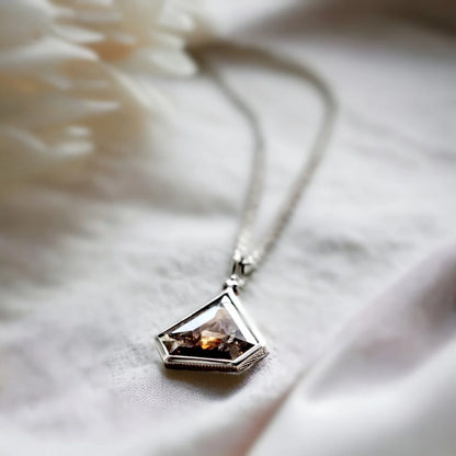 Superman Style Geometric Initial Necklace Prague Design