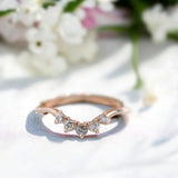 Wildflower Waltz Salt & Pepper Natural Diamond Ring, Wanderlust Dreams Diamond Ring