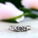 Beacon Of Love Diamond Ring, Blithe Serenade Natural Salt & Pepper Diamond Ring