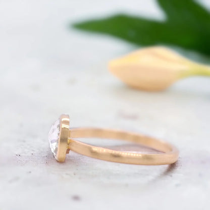 Space Inspired Moissanite Diamond Engagement Ring Celestial Sparkle
