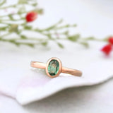 Jade Gleam A Luxurious Green Sapphire Ring, Forest Glimmer A Green Gemstone Engagement Ring