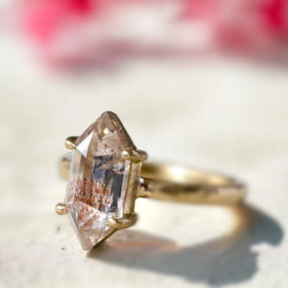 Dutch Marquise Diamond Ring Yellow Gold Solitaire Elegance