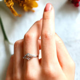 Sublime Shine The Minimalist Diamond Wonder Ring, Monochrome Magic Salt And Pepper Diamond Ring