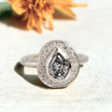 An Emblem of Romance and Prestige The Victorian Diamond Ring Legacy, Old World Love Salt And Pepper Diamond Ring