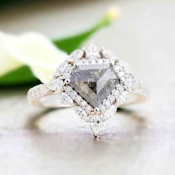 Forever's Flourish Fiery Fantasia of Fabled Diamond Ring, Fable Frosting Of Fate Filigree Diamond Ring