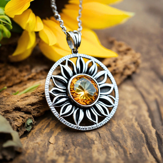 Sea Breeze Birthstone Necklace – Aquatic Elegance Jewelry Collection
