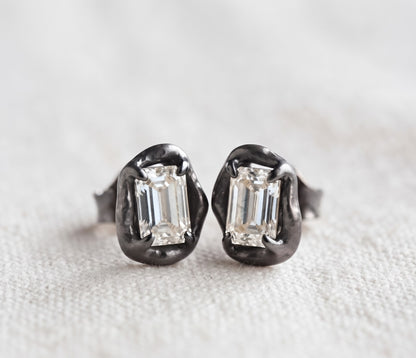 Solitaire Diamond Stud Earrings for Women